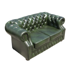 Sofa Chesterfield Windsor Classic skóra naturalna 2 osobowa Sofa Chesterfield Windsor Classic skóra naturalna 2 osobowa