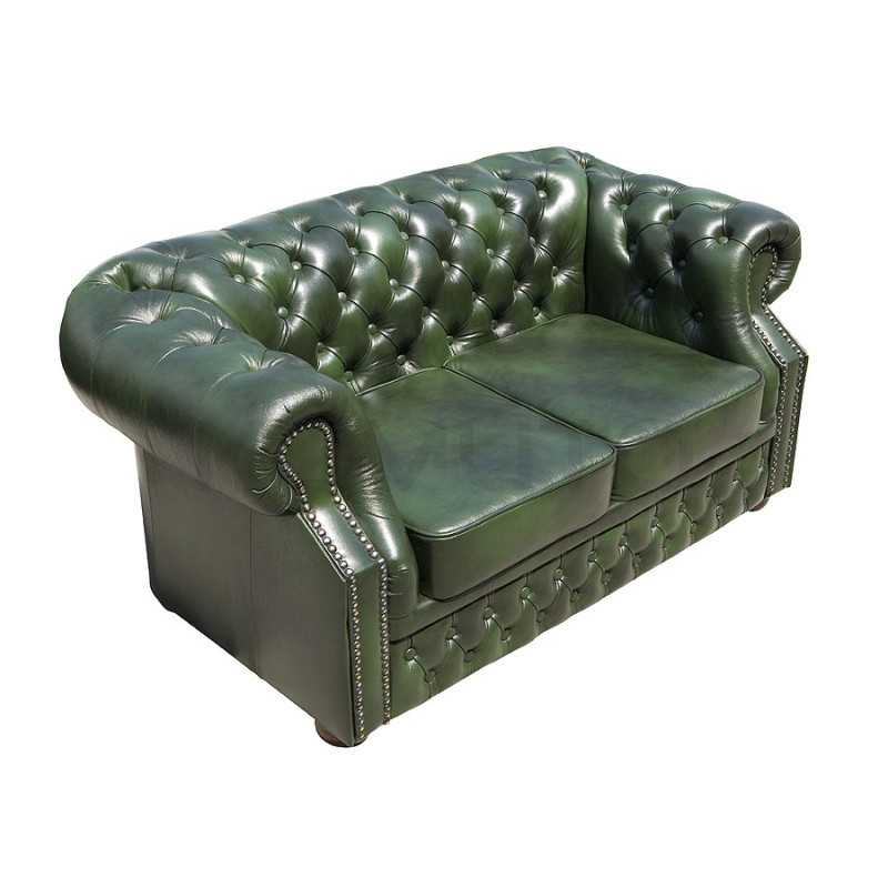 Sofa Chesterfield Windsor Classic skóra naturalna 2 osobowa Sofa Chesterfield Windsor Classic skóra naturalna 2 osobowa