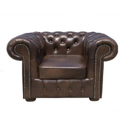 Fotel Chesterfield Classic Skóra