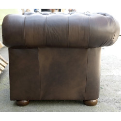 Pikowany Fotel Chesterfield Classic Skóra naturalna Pikowany Fotel Chesterfield Classic Skóra naturalna
