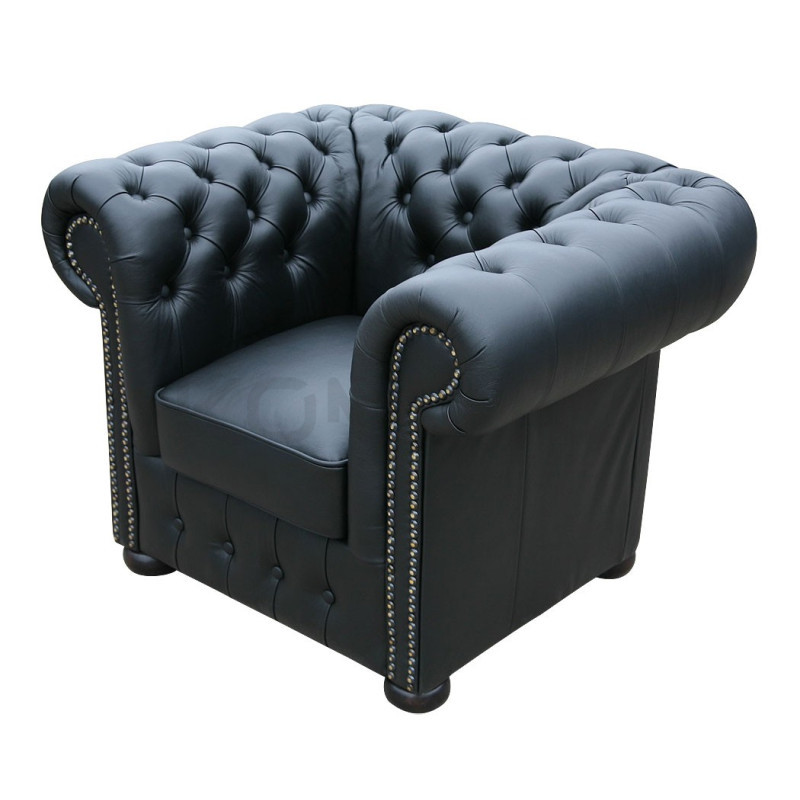 Pikowany Fotel Chesterfield Classic Skóra naturalna Pikowany Fotel Chesterfield Classic Skóra naturalna