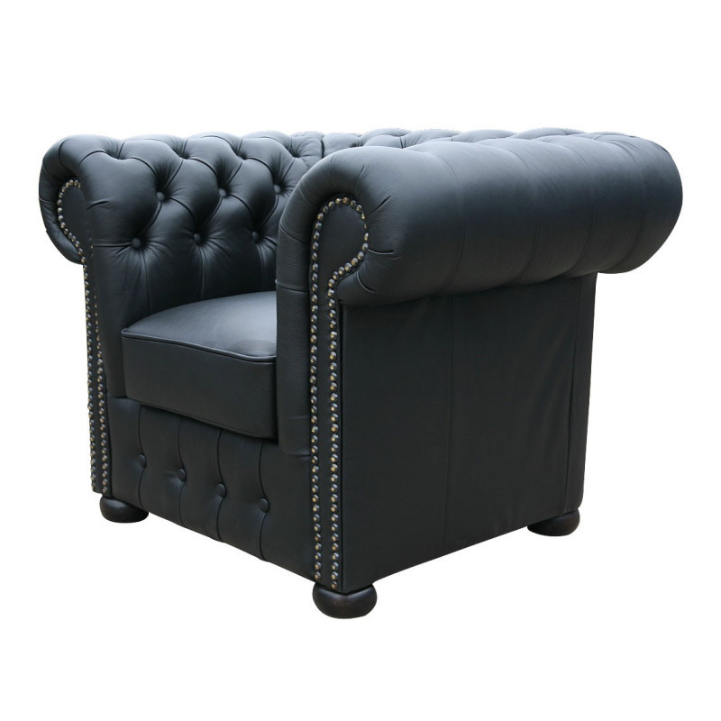 Pikowany Fotel Chesterfield Classic Skóra naturalna Pikowany Fotel Chesterfield Classic Skóra naturalna