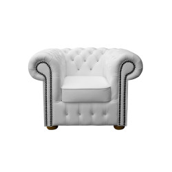 Fotel Chesterfield z kryształkami Glamour Classic Skóra Fotel Chesterfield z kryształkami Glamour Classic Skóra