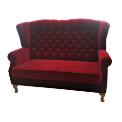 Sofa Chesterfield Uszak Old 2 os.