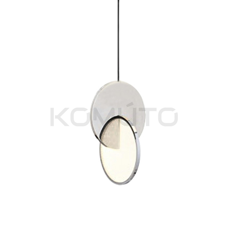 Lampa wisząca glamour DISCO złote srebrne koła Lampa wisząca glamour DISCO złote srebrne koła
