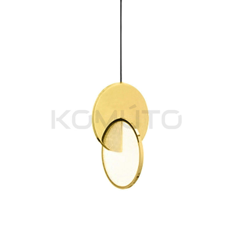 Lampa wisząca glamour DISCO złote srebrne koła Lampa wisząca glamour DISCO złote srebrne koła