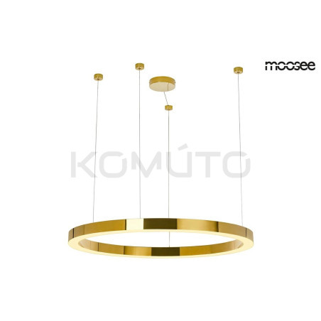 Lampa wisząca RING LUXURY 110 złota geometryczna glamour