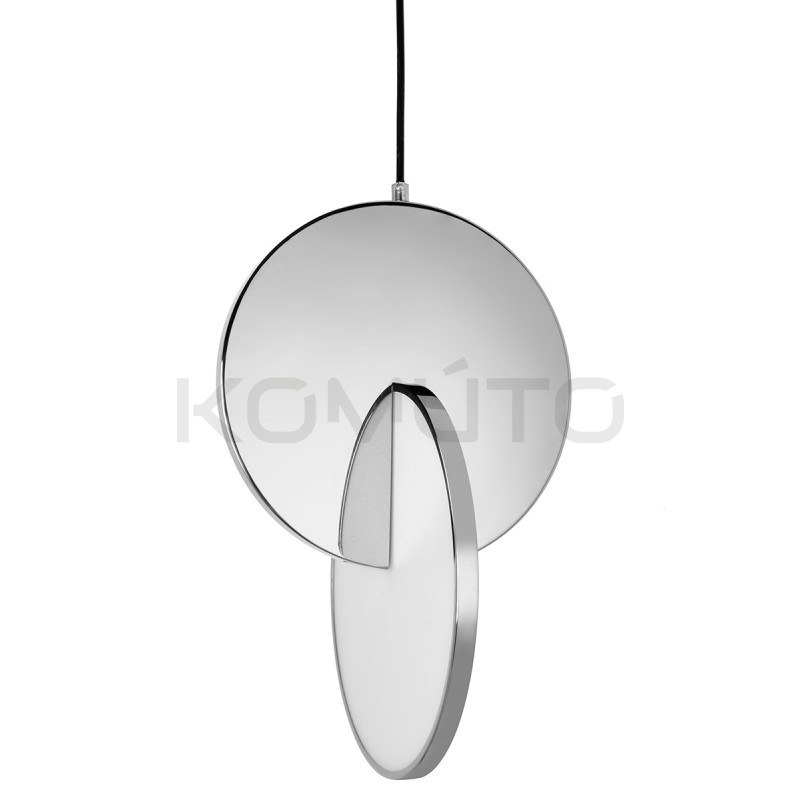 Lampa wisząca glamour DISCO złote srebrne koła