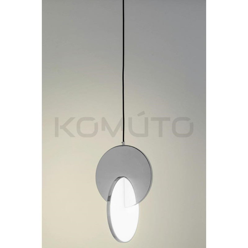 Lampa wisząca glamour DISCO złote srebrne koła Lampa wisząca glamour DISCO złote srebrne koła