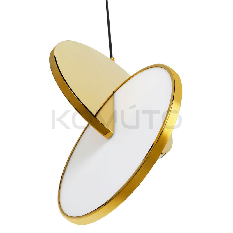 Lampa wisząca glamour DISCO złote srebrne koła Lampa wisząca glamour DISCO złote srebrne koła