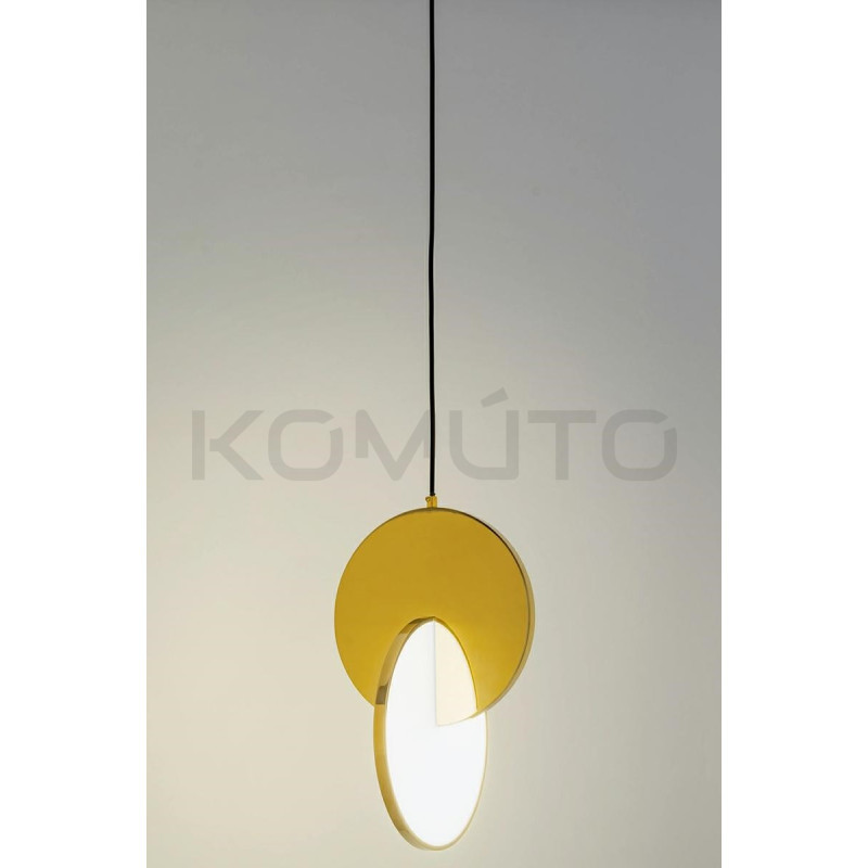 Lampa wisząca glamour DISCO złote srebrne koła Lampa wisząca glamour DISCO złote srebrne koła