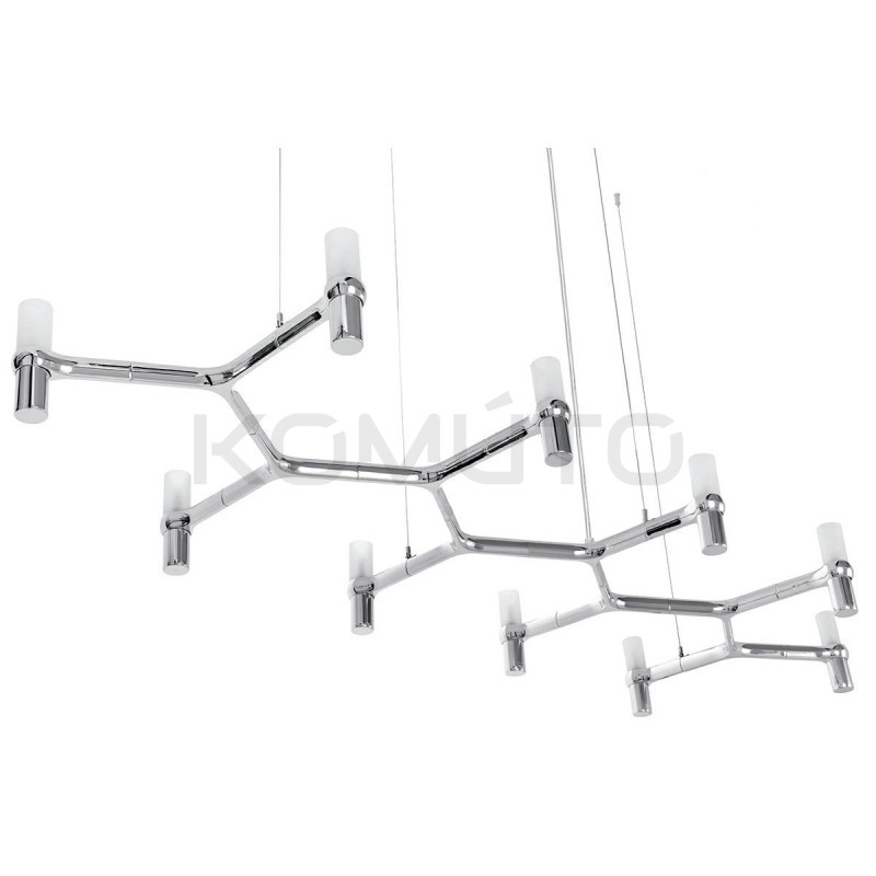 Lampa wisząca Atomic Long – styl glamour złota nad stół Lampa wisząca Atomic Long – styl glamour złota nad stół