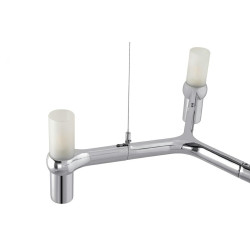Lampa wisząca Atomic Long – styl glamour złota nad stół Lampa wisząca Atomic Long – styl glamour złota nad stół