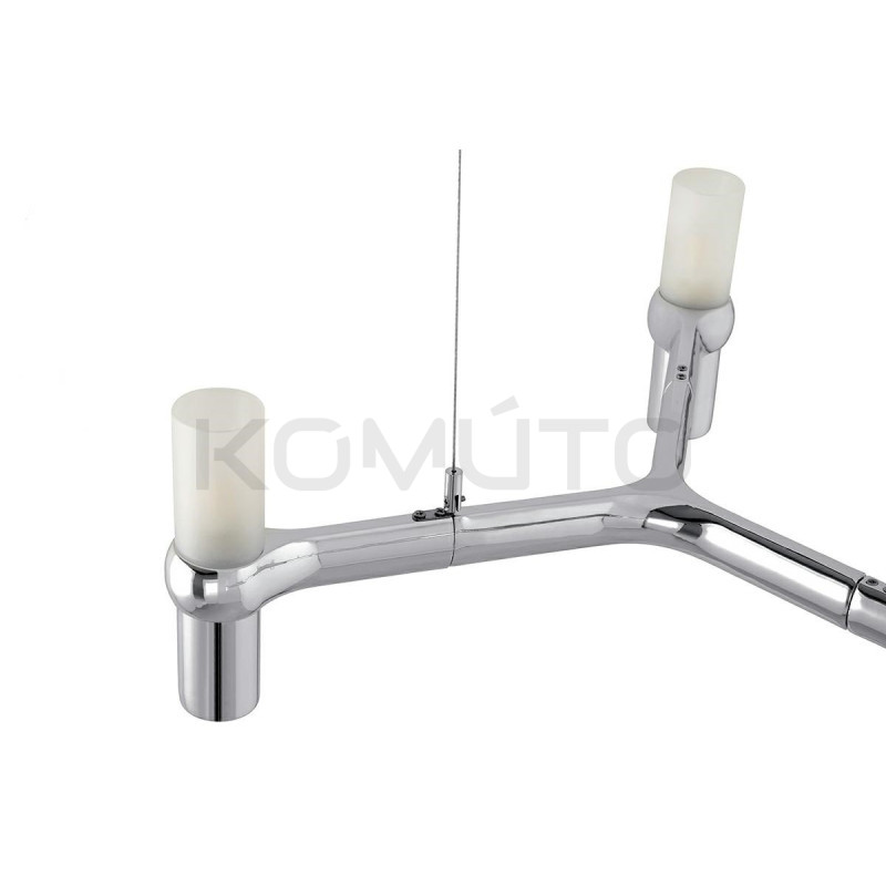 Lampa wisząca Atomic Long – styl glamour złota nad stół Lampa wisząca Atomic Long – styl glamour złota nad stół
