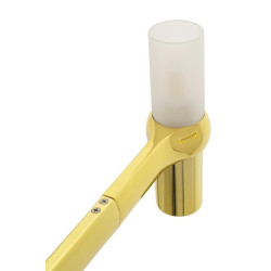 Lampa wisząca Atomic Long – styl glamour złota nad stół Lampa wisząca Atomic Long – styl glamour złota nad stół