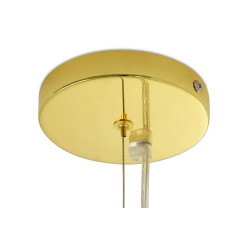 Lampa wisząca Atomic Long – styl glamour złota nad stół Lampa wisząca Atomic Long – styl glamour złota nad stół