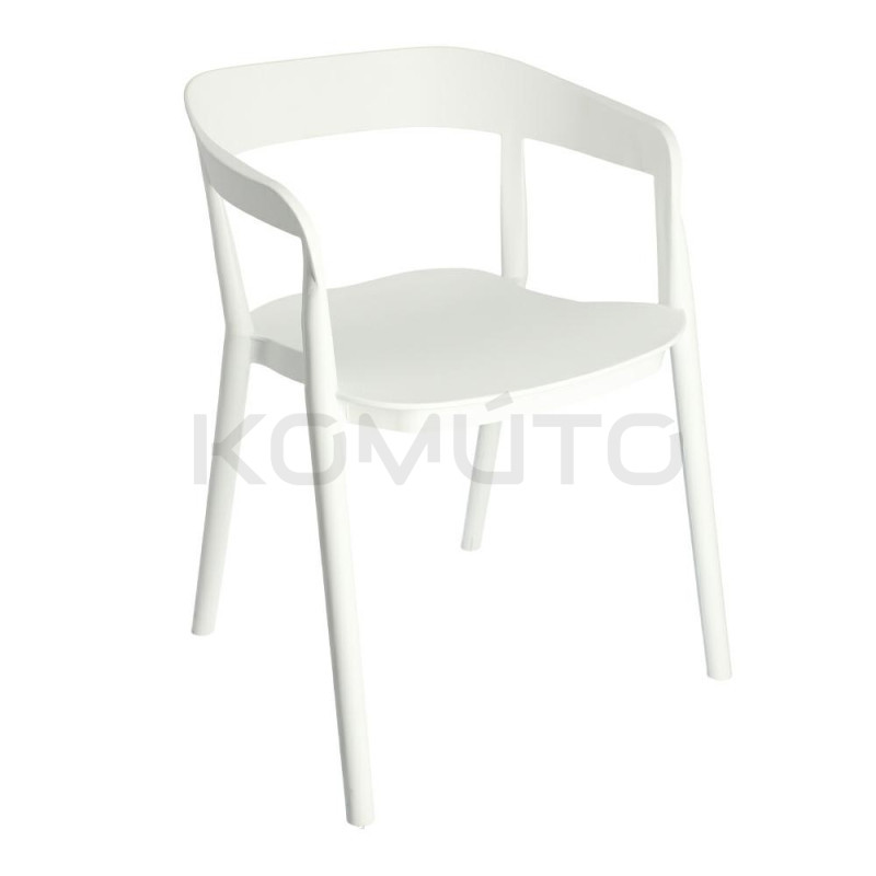 Krzesło BOW – artystyczna forma w 3 kolorach | Komuto.pl