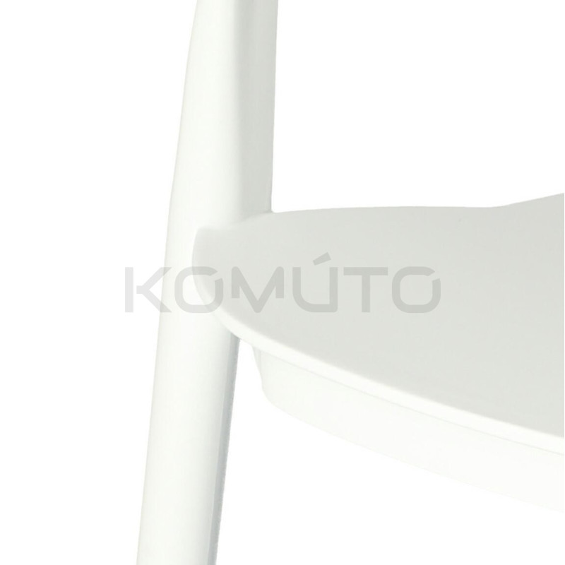 Krzesło BOW – artystyczna forma w 3 kolorach | Komuto.pl