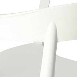 Krzesło BOW – artystyczna forma w 3 kolorach | Komuto.pl