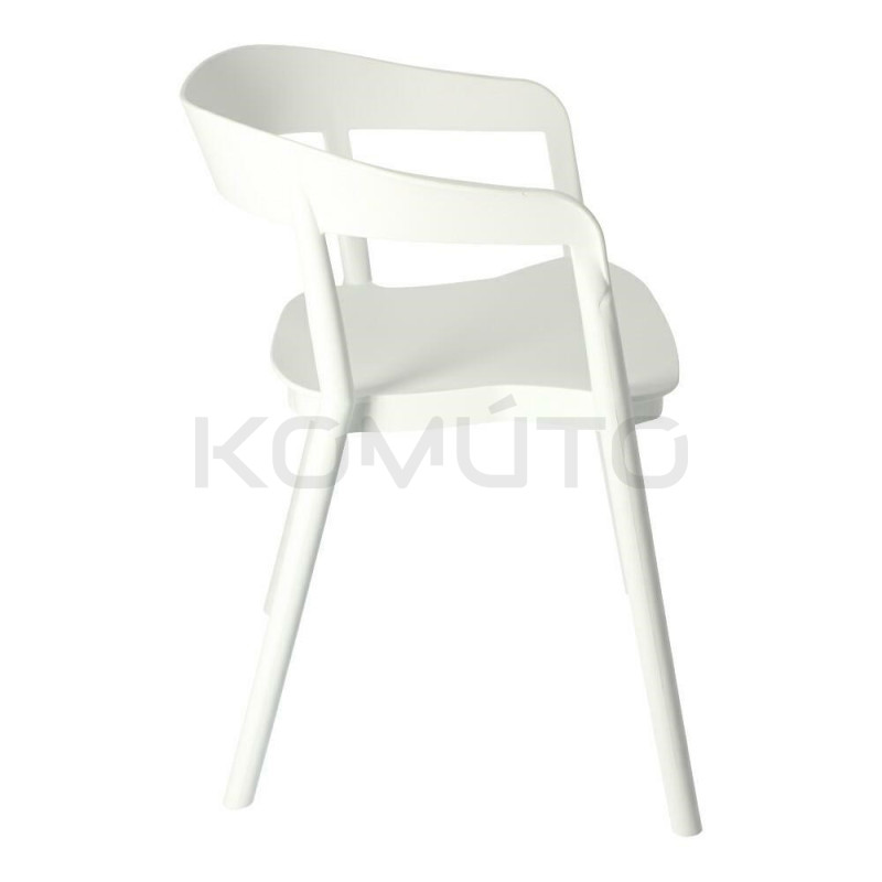 Krzesło BOW – artystyczna forma w 3 kolorach | Komuto.pl