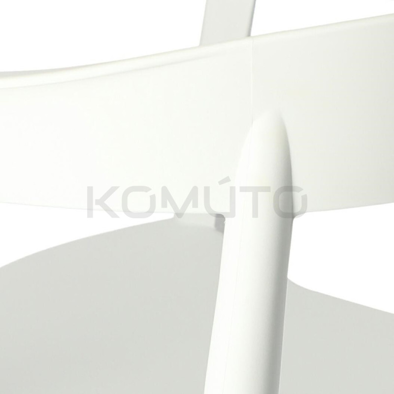 Krzesło BOW – artystyczna forma w 3 kolorach | Komuto.pl