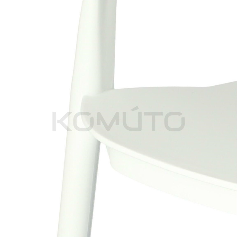 Krzesło BOW – artystyczna forma w 3 kolorach | Komuto.pl