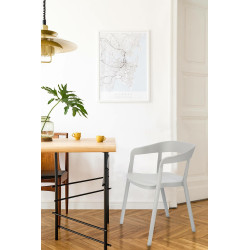 Krzesło BOW – artystyczna forma w 3 kolorach | Komuto.pl