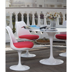 Stół Tulip z marmurem Bianco Carrara 100 - elegancja i styl