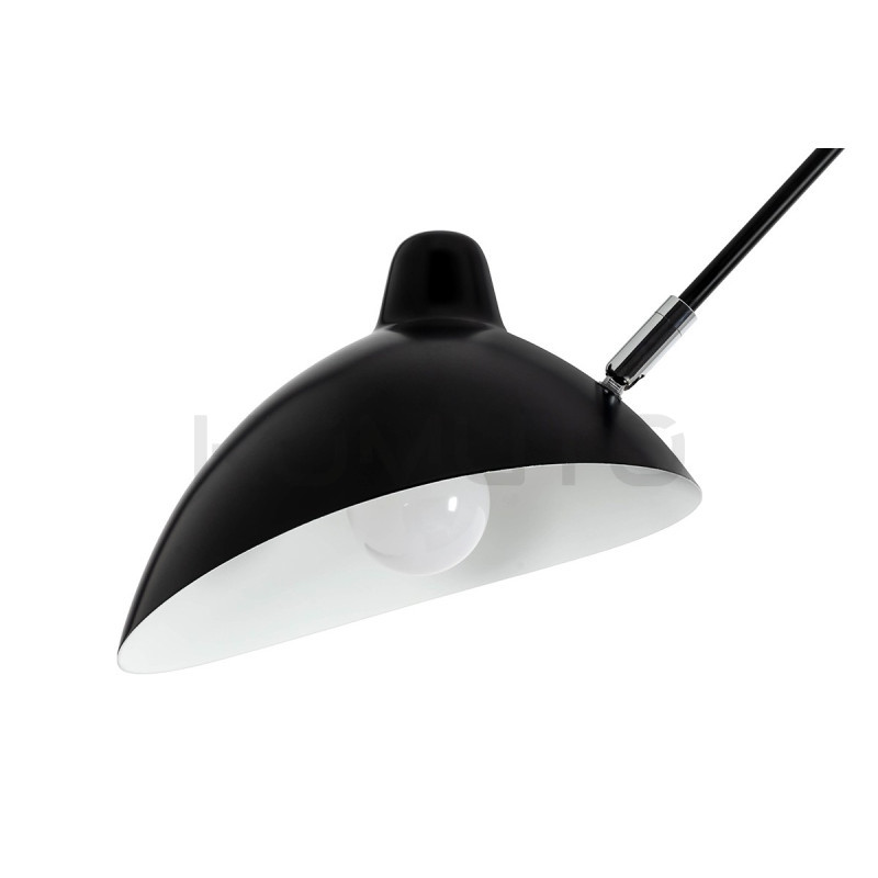 Lampa Raven 2 czarne klosze regulowane z białym wnętrzem Lampa Raven 2 czarne klosze regulowane z białym wnętrzem