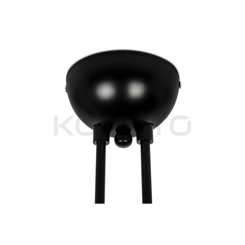 Lampa Raven 2 czarne klosze regulowane z białym wnętrzem Lampa Raven 2 czarne klosze regulowane z białym wnętrzem