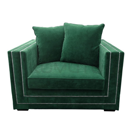 Fotel Bauhaus Marcel tapicerowany pluszem, tkaniną, welurem