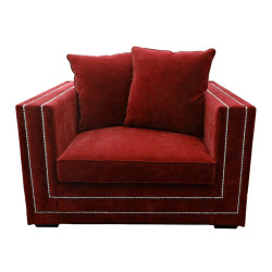 Fotel Bauhaus Marcel tapicerowany pluszem, tkaniną, welurem Fotel Bauhaus Marcel tapicerowany pluszem, tkaniną, welurem