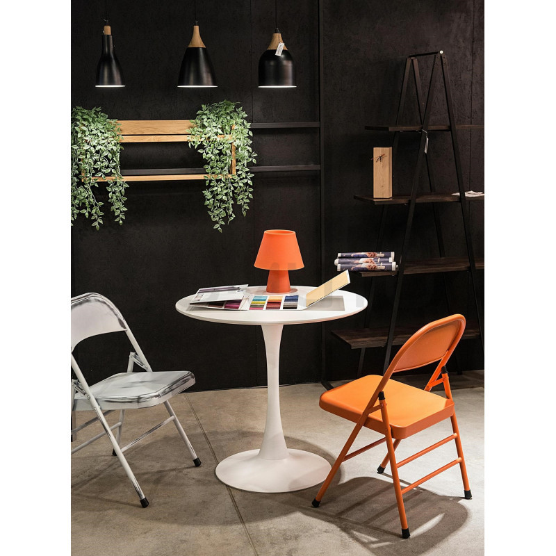 Okrągły Stół Tulip Skinny biały 80 na jednej nodze Okrągły Stół Tulip Skinny biały 80 na jednej nodze