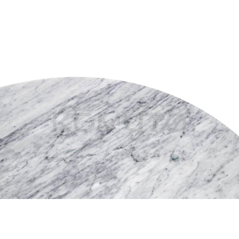 Stół Tulip z marmurem Bianco Carrara 100 - elegancja i styl