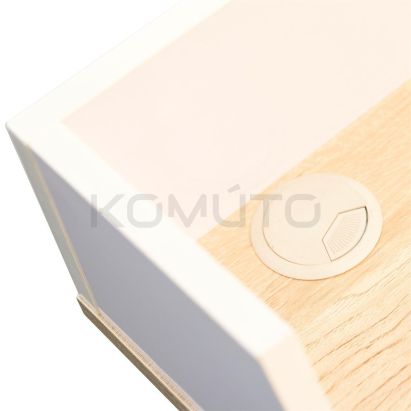 Małe Biurko Brico z przegródkami w stylu industrialnym Małe Biurko Brico z przegródkami w stylu industrialnym