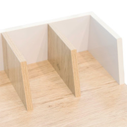 Małe Biurko Brico z przegródkami w stylu industrialnym Małe Biurko Brico z przegródkami w stylu industrialnym