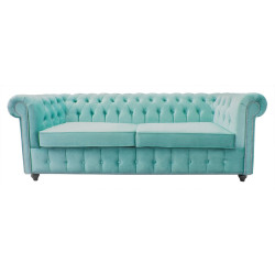 Sofa chesterfield funkcja do spania codziennie Canon 3 os.