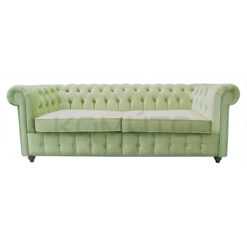 Sofa chesterfield funkcja do spania codziennie Canon 3 os. Sofa chesterfield funkcja do spania codziennie Canon 3 os.