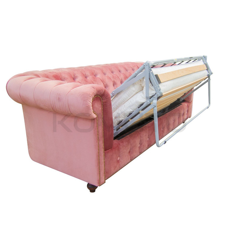 Sofa chesterfield funkcja do spania codziennie Canon 3 os. Sofa chesterfield funkcja do spania codziennie Canon 3 os.