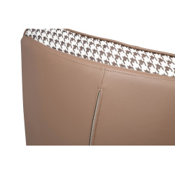 Boho Fotel bujany Otilia pepitka tapicerowany tkaniną w pepitkę Boho Fotel bujany Otilia pepitka tapicerowany tkaniną w pepitkę