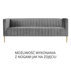 Sofa Art-Deco Beryl 3 osobowa w stylu glamour Sofa Art-Deco Beryl 3 osobowa w stylu glamour