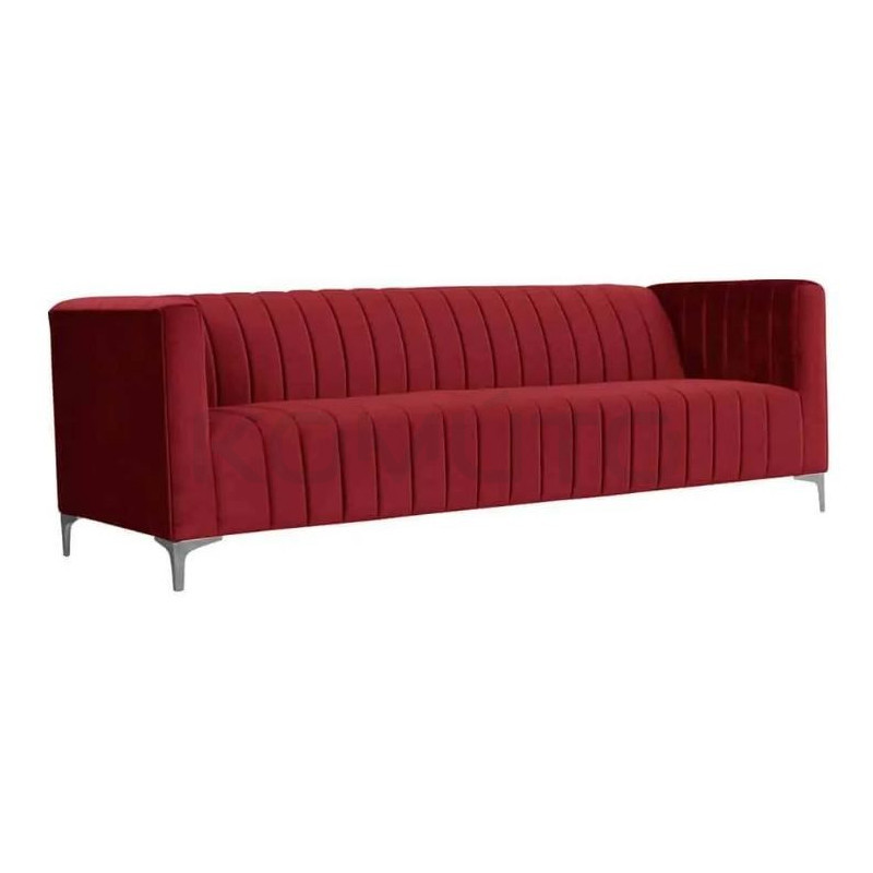 Sofa Art-Deco Beryl 3 osobowa w stylu glamour