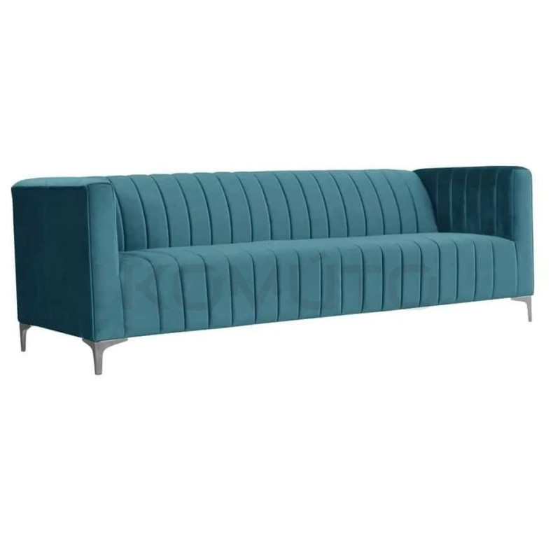 Sofa Art-Deco Beryl 3 osobowa w stylu glamour Sofa Art-Deco Beryl 3 osobowa w stylu glamour