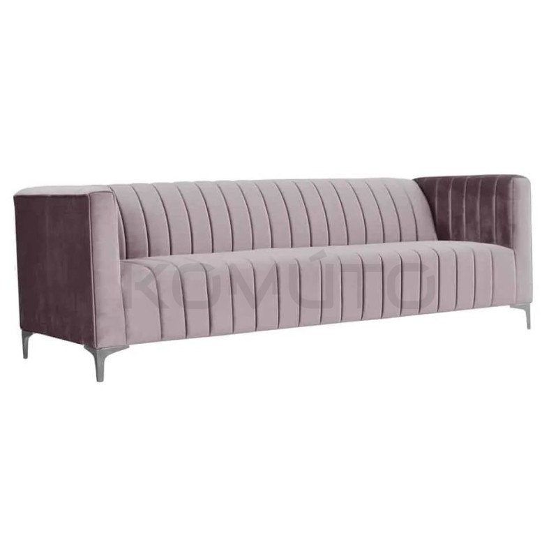 Sofa Art-Deco Beryl 3 osobowa w stylu glamour Sofa Art-Deco Beryl 3 osobowa w stylu glamour