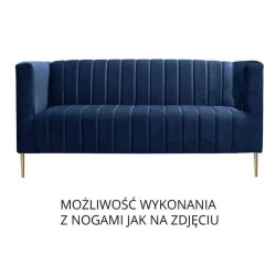 2 osobowa Sofa Art-Deco w stylu glamour Beryl kubełkowa 2 osobowa Sofa Art-Deco w stylu glamour Beryl kubełkowa