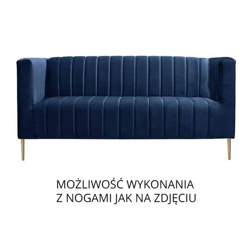 2 osobowa Sofa Art-Deco w stylu glamour Beryl kubełkowa 2 osobowa Sofa Art-Deco w stylu glamour Beryl kubełkowa