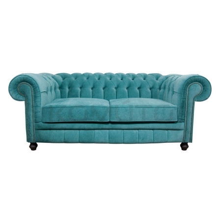 Mała Sofa Chesterfield dwuosobowa Canon do salonu