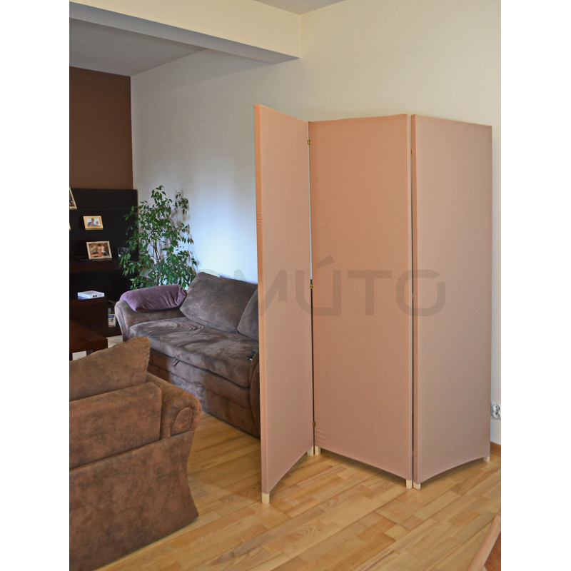 Parawan pokojowy Home biały, ecru, szary, brązowy, beżowy