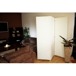 Parawan pokojowy Home biały, ecru, szary, brązowy, beżowy