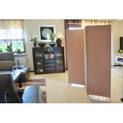 Parawan pokojowy Home biały, ecru, szary, brązowy, beżowy